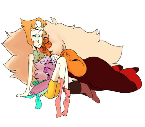 cipherscriptures:  pearl and her terrifying Quartz soldiers   (ok to tag as ship) 