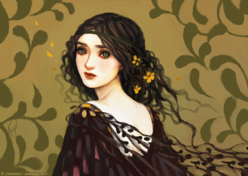 Daughter of the Forest ❀Fanart of Sorcha, from Sevenwaters series by Juliet Marillier