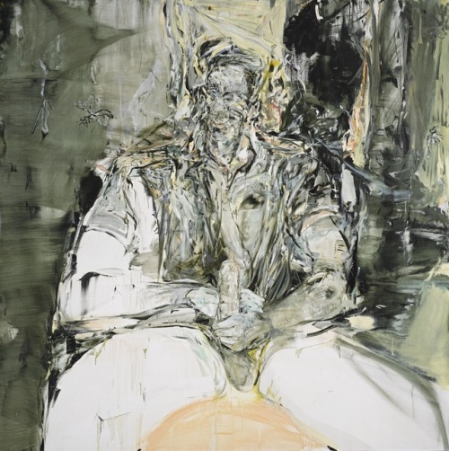 thunderstruck9:Cecily Brown (British, b. 1969), Boy Trouble, 1999. Oil on canvas, 75 x 75 in.