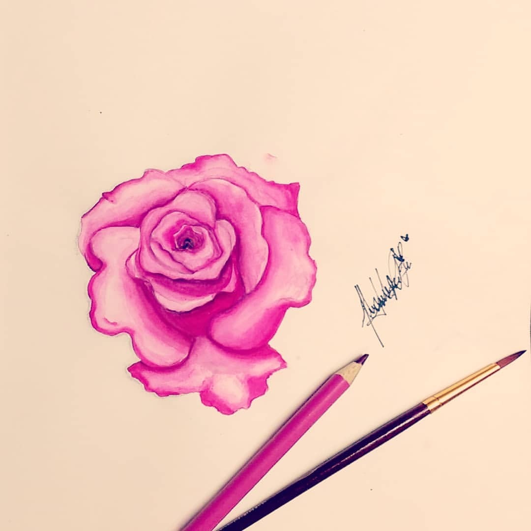 #rosas #watercolor #acuarela #arte #art #rosa