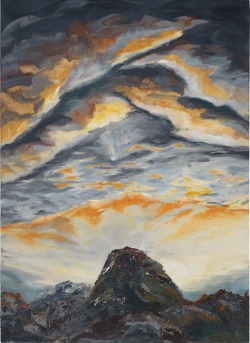thunderstruck9:  Volker Tannert (German, b. 1955), In Schönheit enden [End in Beauty], 1982-83. Oil on canvas, 221.3 x 160.3 cm.