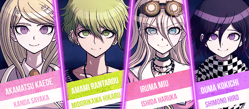 nagittos:  New Danganronpa V3 Students & Voice Actors 