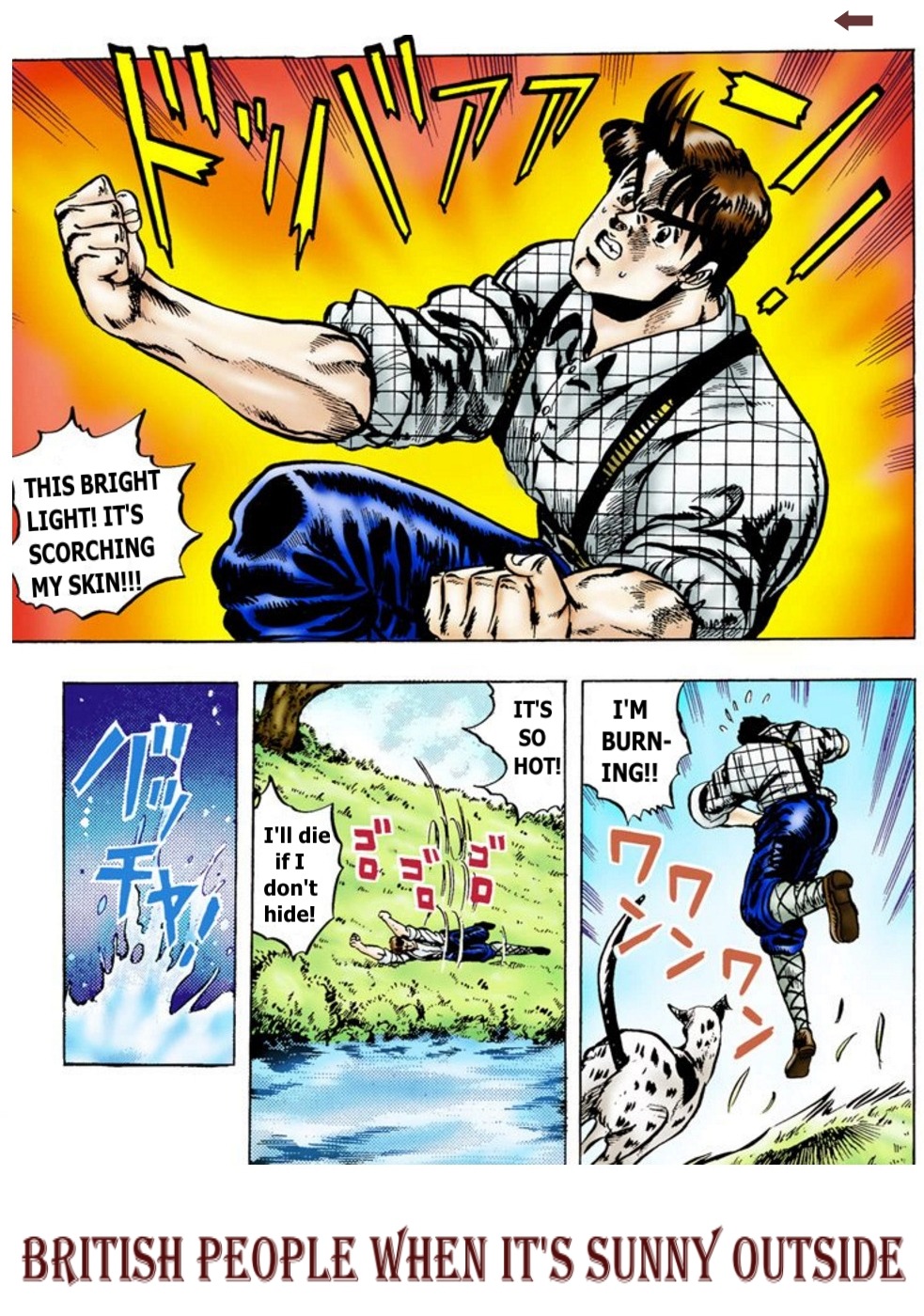 Jojo's Bizarre Adventure shatposts — Typical Joestar ⭐