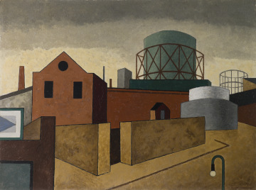 slam-american: Gas House District, Niles Spencer, 1932, Saint Louis Art Museum: American Art