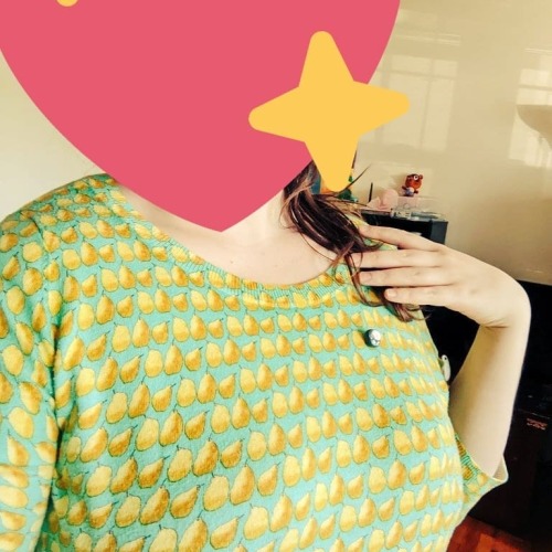I found this adorable pear sweater yesterday just GLOWING with Animal Crossing energy It /pears/ per