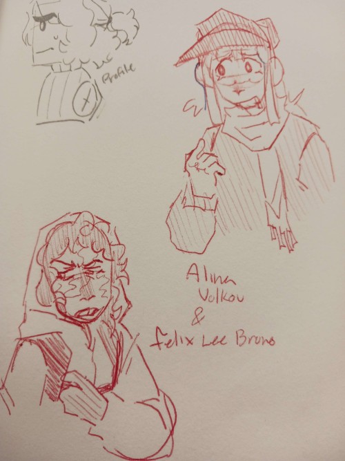 I've Been Making A Story Lately, But I've Just Been Doodling So Far(below TW: Religious Mentions And
