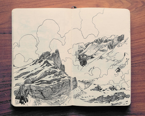 moarrrmagazine:Sketchbook 2014 - Jared Muralt