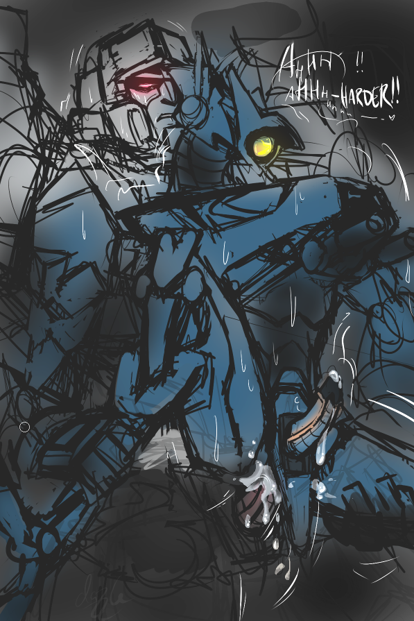 dirtydicktator:  Uncorking my dirtyblog with a self-indulgent doodle. Will finish