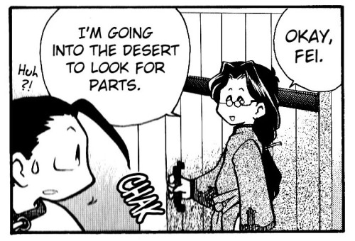 Xenogears official 4koma manga, p115 (&frac12;) «-first //  archive  //  Ra