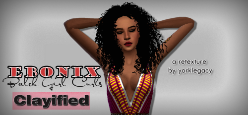 yorklegacy:  Ebonix Black Girl Curls - Clayified Hey guys! Here is one more modified hair for you. T