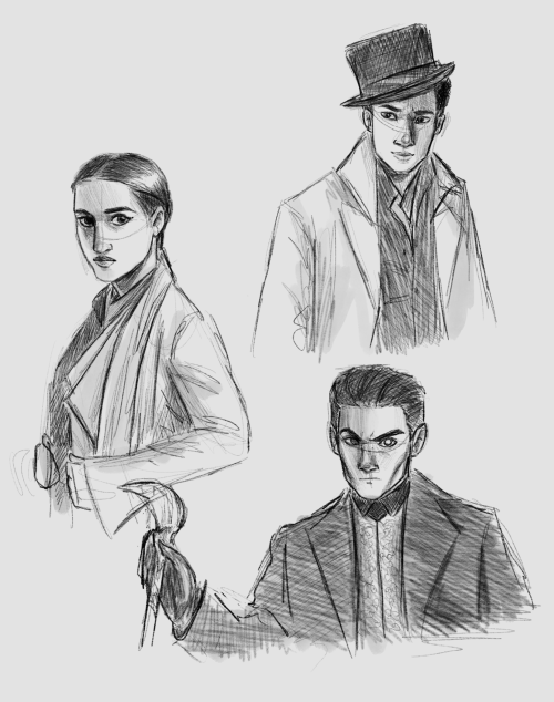 Here Are Some Sketches Of The Shadow & Bone Cast For The Crows! You Really Couldnt Find Better Portrayals