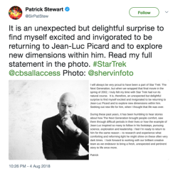 Yoyo-Inspace: Patrick Stewart To Star In New ‘Star Trek’ Series As Jean-Luc Picard