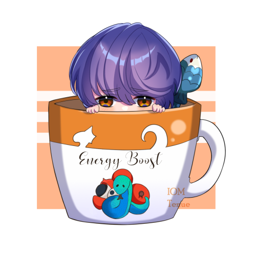 iomtenue: The demon Brothers Mugs! + my f!mc cuz I’m lazy to draw Clover yet-hope you like it, it’s 