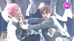 planettaeil:  why does it look like taeil’s ready to swing taeyong to the audience?