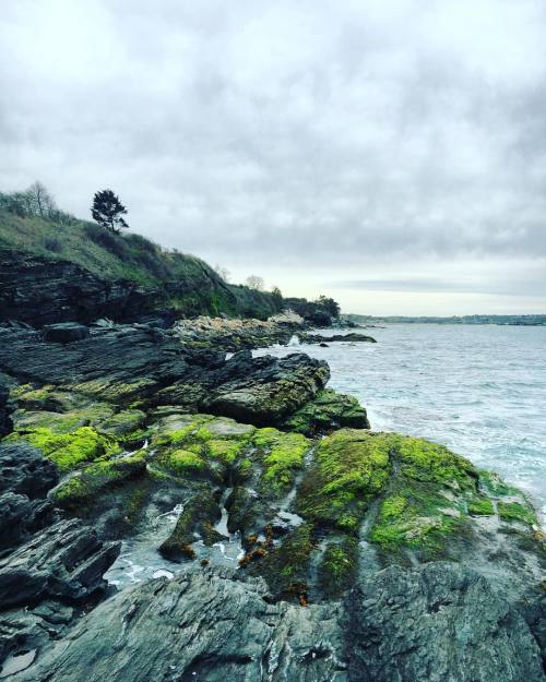 Mother Nature kinda fine tho. #newport (at Cliff Walk - Newport RI, 02840)