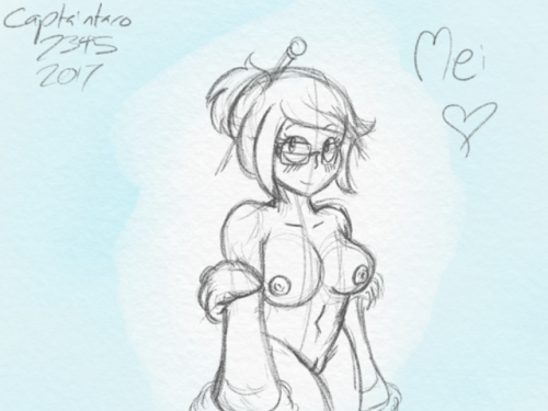 XXX Mei sketch to test out my iPad Pro and Apple photo