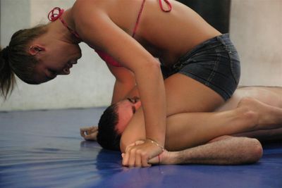Porn photo mixed-wrestling:  Learned His Lesson- example