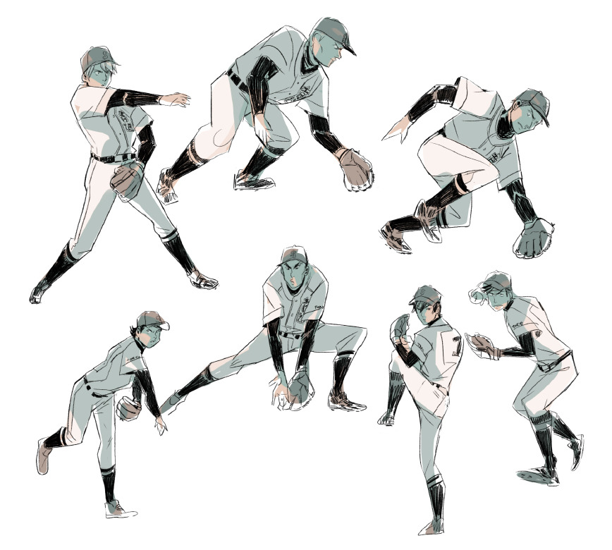 seventypercentethanol:  daiace sketches (and one jojo)