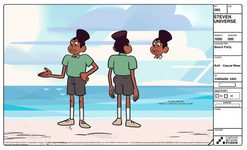 A selection of Characters, Props and Effects from the Steven Universe episode: Beach Party Art Direction: Elle Michalka Lead Character Designer: Danny Hynes Character Designer: Colin Howard, Ricky Cometa Prop Designer: Angie Wang, Ricky Cometa Color: Tiff