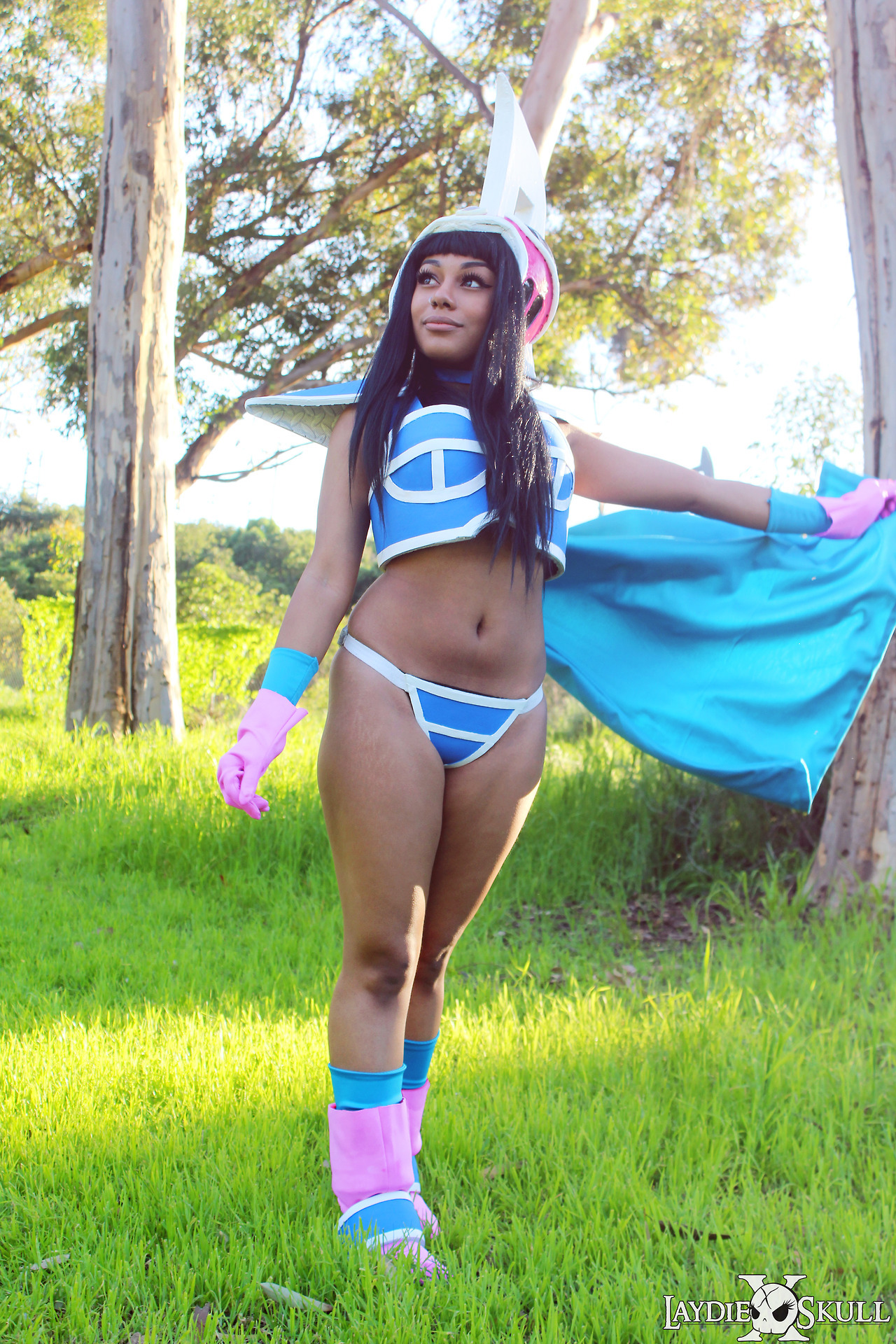 mcbigman: laydiexskull: ☁️️ Shots of my Chi-Chi cosplay from Dragonball!  ☁️️