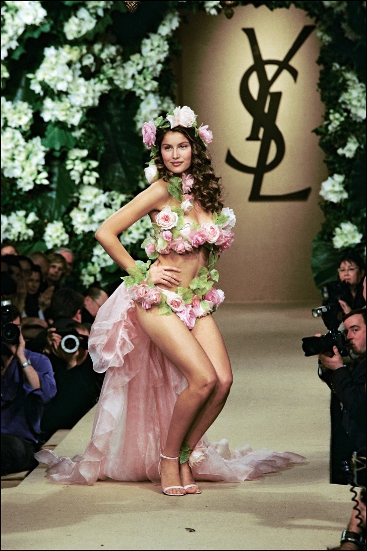 lelaid:  Laetitia Casta at Yves Saint Laurent Haute Couture S/S 1999 