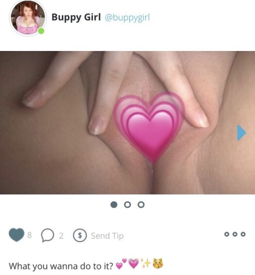 buppygirl: My tiny, spread and uncensored pussy is waiting for you on Buppygirl.net