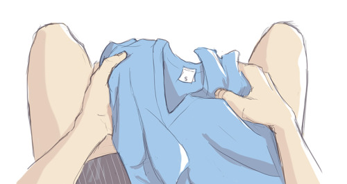 reallycorking: filed under tropes that utterly wreck me: smelling each other’s clothes in whic