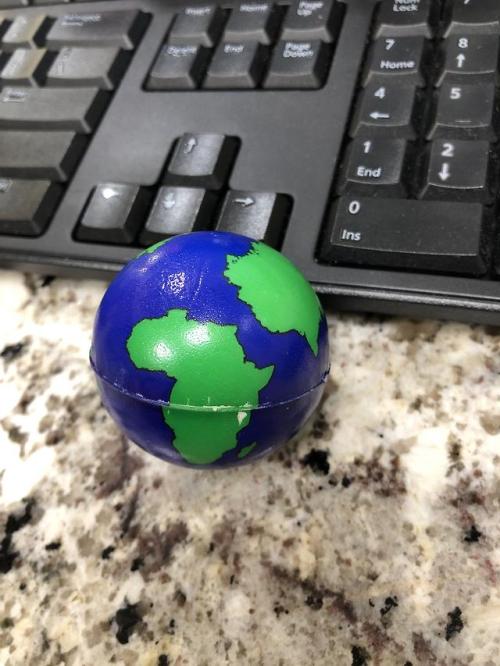 wymanthewalrus: mapfail: This stress ball without Europe. Not a fail as it removes a primary histori