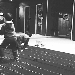  yongguk wrestling with kids ♥   