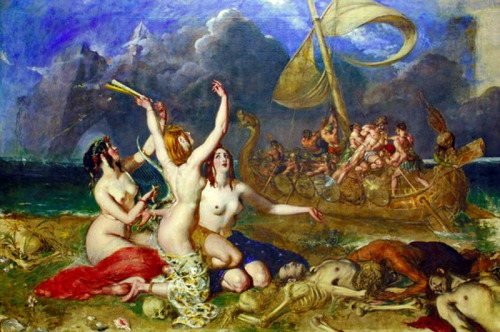 hellas-inhabitants: The Sirens and Ulysses by William Etty, 1837. Οι Σε&i