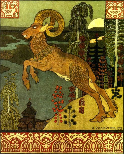 amorbidwitch:Kozorog, Ivan Bilibin; 1903