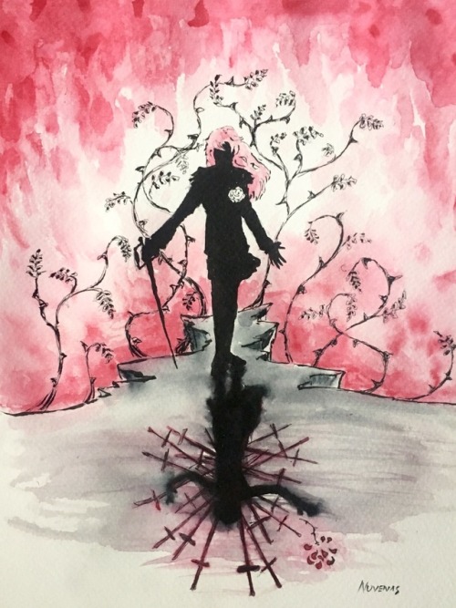 nuvenas:Inktober day 25: Prickly. Some fan art of Revolutionary Girl Utena. Utena is easily in my to