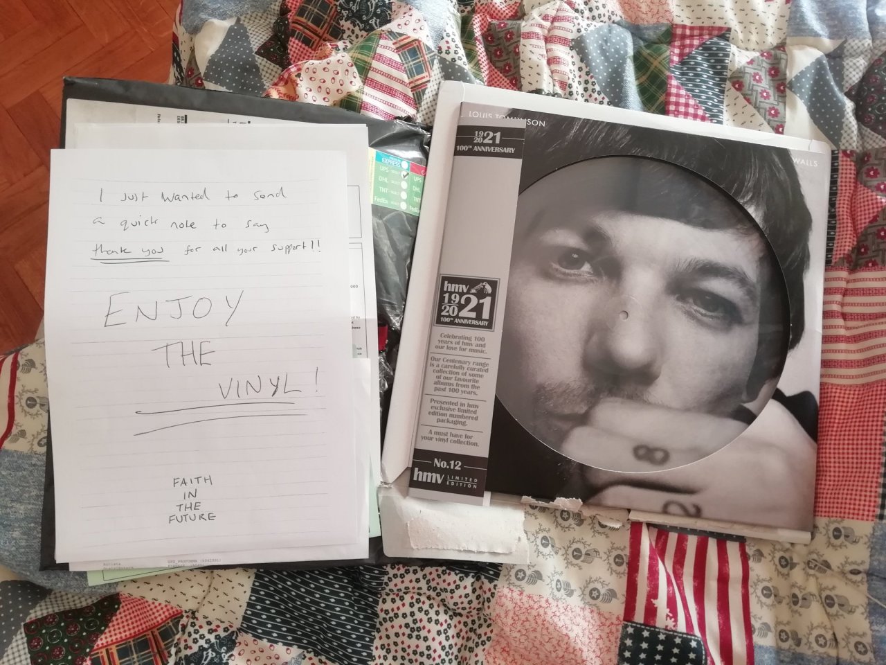 Louis Tomlinson Walls Vinyl Record