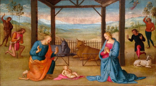 art + history — An Umbrian Nativity Perugino (Pietro di Cristoforo...