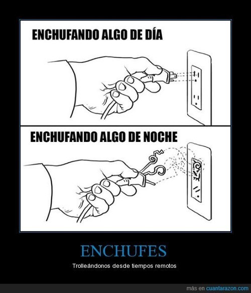memator:ENCHUFES - Trolleándonos desde tiempos remotos… http://ift.tt/1edVkx5