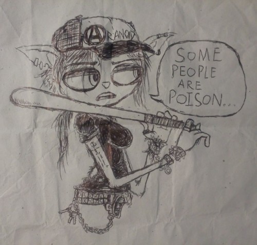 oh fuck I haven&rsquo;t been very active here in a while!here, have a bunch of napkin doodles!