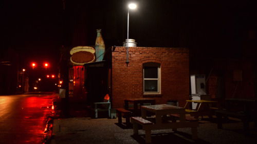 1949 Burger Bar. Cleburne, Texas. Photo by Amber MaitrejeanSituated in a tiny 12′x12′ building const