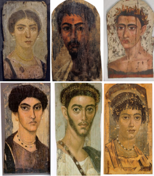 theladyintweed: theladyintweed: Fayum Mummy Portraits, dating from around 30 BC to the mid 3rd cent