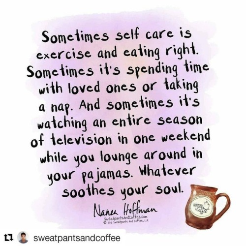 #Repost @sweatpantsandcoffee (@get_repost)・・・Happy #SelfCareSunday!