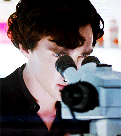 pretending to look @ a microscope so u can discreetly check out ur crush
