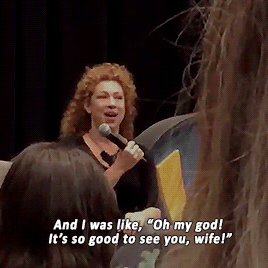riveralwaysknew:Alex Kingston recounts meeting Jodie Whittaker at San Diego Comic-Con ‘18Original Po