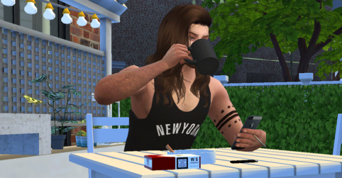 - TS4 - Coffee &amp; Cigarettes -Download : Mediafire4 solo poses for your coffee and cig sims lover
