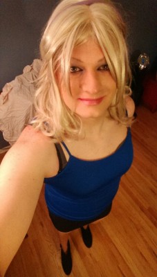 bikerslut:  tsmelissa79:  Please reblog me to out this sissy faggot!  Your a very pretty sissy! 