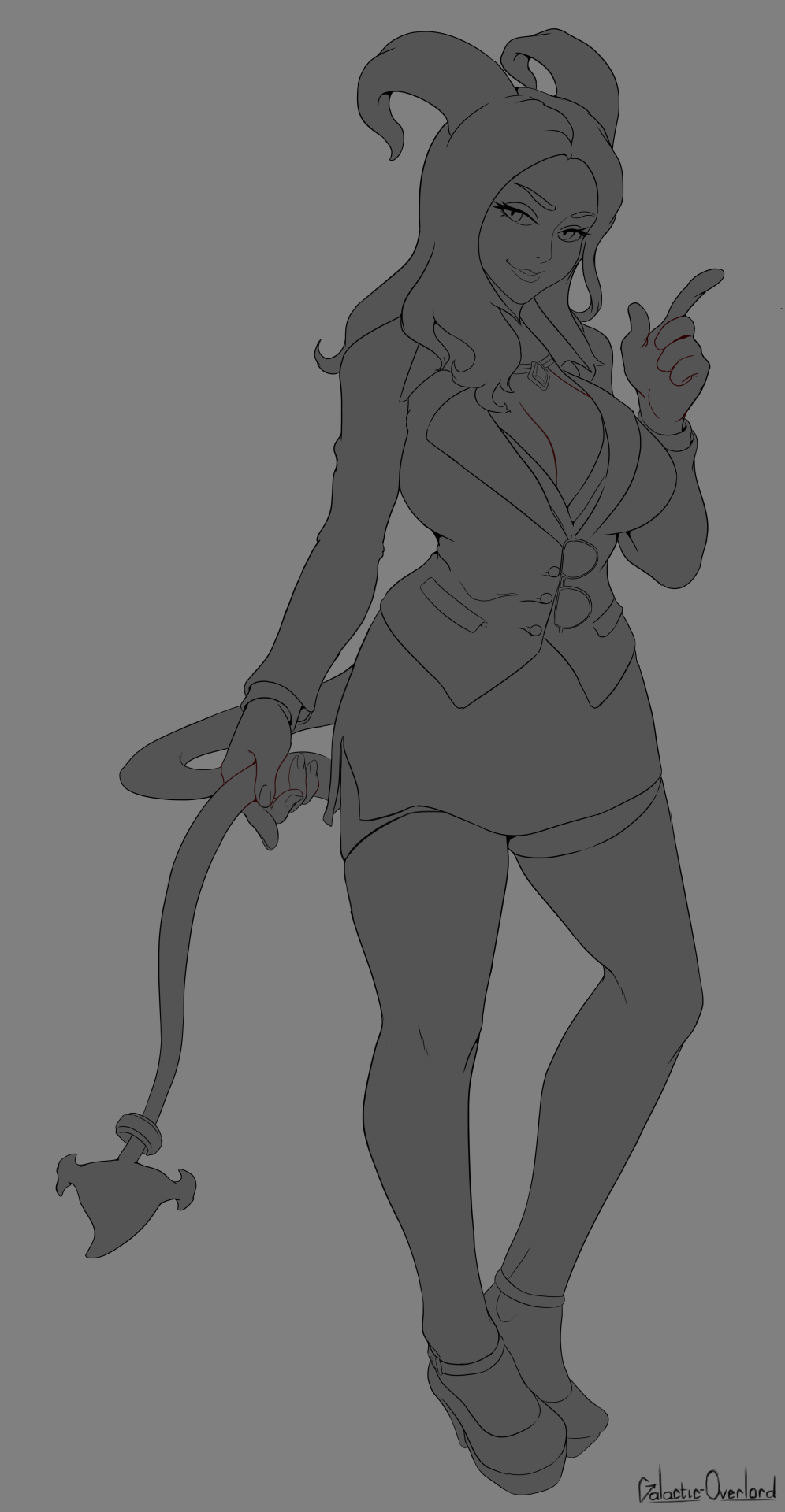 galactic-overlord: Commission for Ghost of Smut Twitter/Pixiv/Patreon/Youtube/Picarto