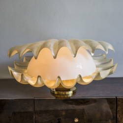 synqra:Rougier - acrilic clam shell lamp