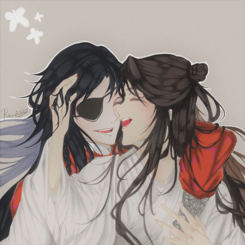 I’m almost done reading TGCF, and these babies deserve the entire world. <3 