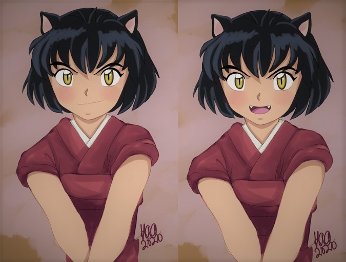 Setsuna has the same attitude as Sesshomaru while Towa kinda reminds me of Rin? : r/inuyasha