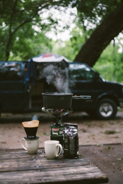 blue-bell-the-van:  Rainy morning coffee back in Texas.