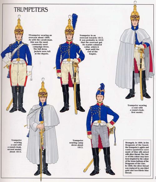 Trumpeters and kettledrummers of the dragoons of the Imperial Guard ( Empress’ Dragoons), Napoleonic