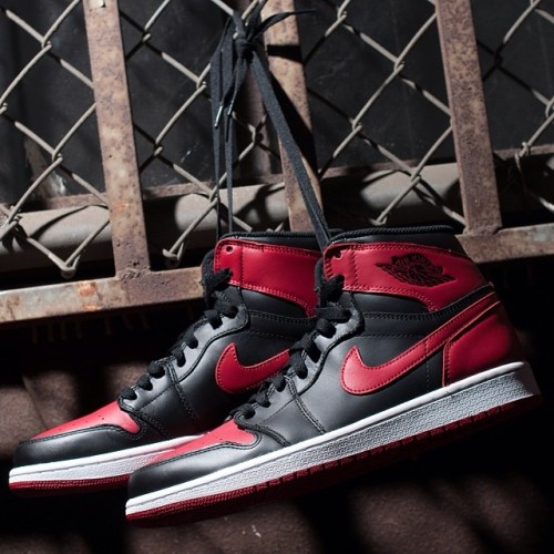 phuckindope:  Jordan varsity Red OG 1s 